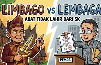 LIMBAGO VS LEMBAGA: ADAT TIDAK LAHIR DARI SK